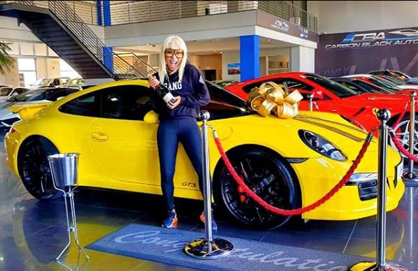 Photo: Khanyi Mbau's new flashy ride | Fakaza News