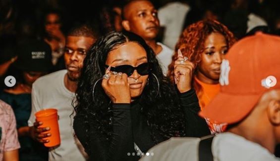 DJ Zinhle dances as boyfriend DJ Murda performs in a gig – Photos