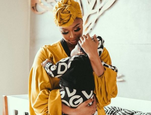 Minnie Dlamini takes son to the beach for the 1st time to receive ...
