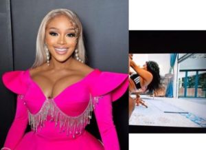 Mzansi reacts to Thembi Seete's steamy explicit scene in showmax's