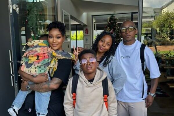 Khuli Chana, Lamiez Holworthy, and their kids kick-off family vacation (Photos)