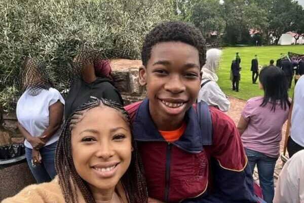 Enhle Mbali celebrates her her son’s 14th birthday