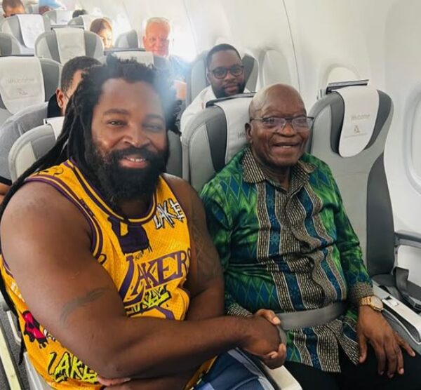 Big Zulu shares a special moment with former president Jacob Zuma ...